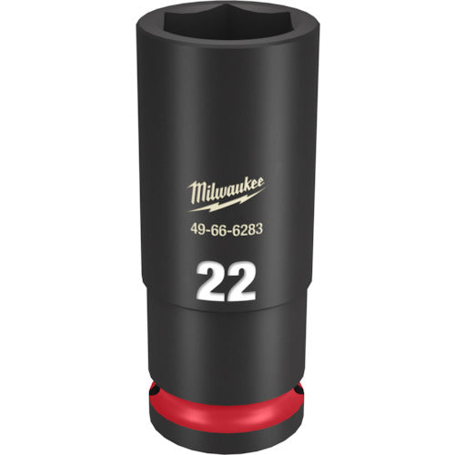 milwaukee SHOCKWAVE IMPACT DUTY ディープインパクトソケット 1/2インチ(12.7mm)角 22mm 49-66-6283
