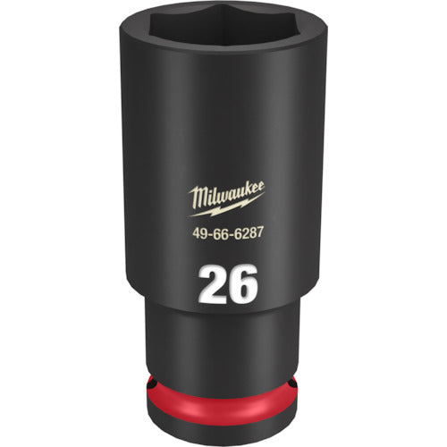 milwaukee SHOCKWAVE IMPACT DUTY ディープインパクトソケット 1/2インチ(12.7mm)角 26mm 49-66-6287