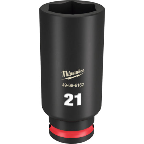 milwaukee SHOCKWAVE IMPACT DUTY ディープインパクトソケット 3/8インチ(9.5mm)角 21mm 49-66-6162