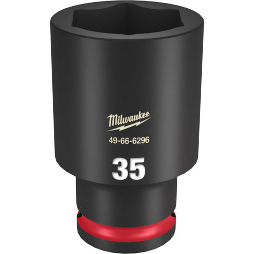 milwaukee SHOCKWAVE IMPACT DUTY ディープインパクトソケット 1/2インチ(12.7mm)角 35mm 49-66-6296