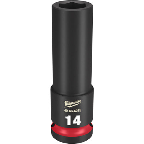 milwaukee SHOCKWAVE IMPACT DUTY ディープインパクトソケット 1/2インチ(12.7mm)角 14mm 49-66-6275