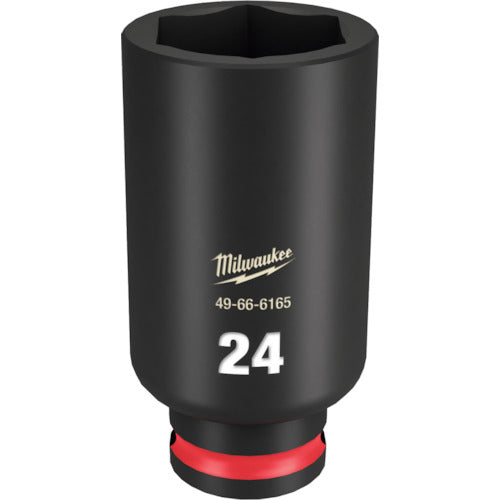 milwaukee SHOCKWAVE IMPACT DUTY ディープインパクトソケット 3/8インチ(9.5mm)角 24mm 49-66-6165