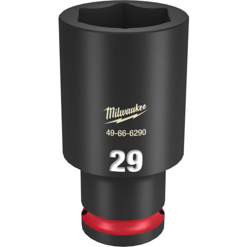 milwaukee SHOCKWAVE IMPACT DUTY ディープインパクトソケット 1/2インチ(12.7mm)角 29mm 49-66-6290