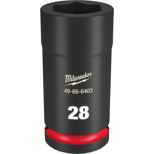 milwaukee SHOCKWAVE IMPACT DUTY ディープインパクトソケット 3/4インチ(19mm)角 28mm 49-66-6403