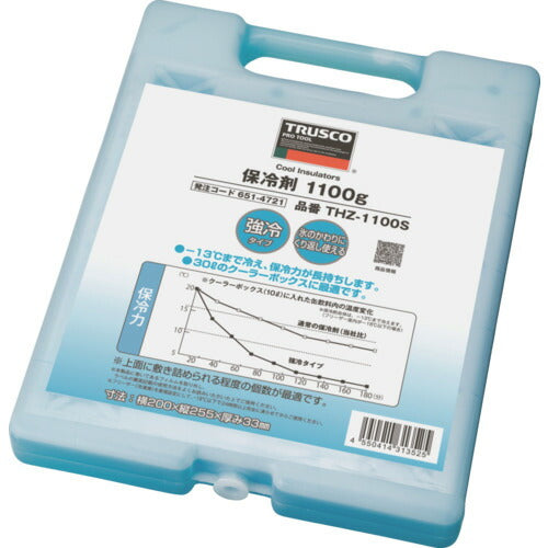 TRUSCO 保冷剤 1100g 強冷タイプ THZ-1100S