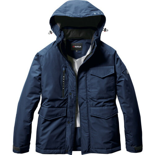 BURTLE 防水防寒ジャケット 7620−3−Lネイビー 7620-3-L