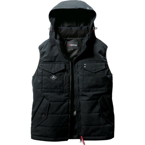 BURTLE 防寒ベスト5054-35-XLブラック 5054-35-XL