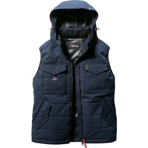 BURTLE 防寒ベスト 5054-3-L ネイビー 5054-3-L
