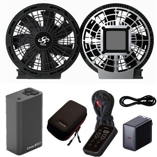 Cross−fan Ex40 ペルチェ冷却プレート付E/Fファン プロモデル SKT-CS43