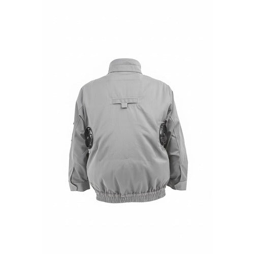 ハラダ EX.WORKERS E/Fウェア長袖ブルゾンAS シルバーグレー 5L 33700-848