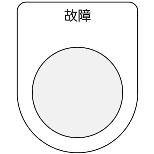 IM 押ボタン/セレクトスイッチ(メガネ銘板) 故障 黒 φ30.5 P30-19