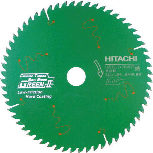 HiKOKI スーパーチップソー(集成材用)(グリーン2) 165mmX20 60枚刃 0033-3295