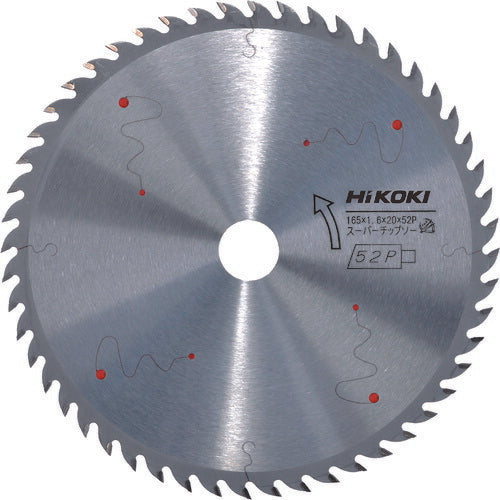 HiKOKI スーパーチップソー(軽切断タイプ) 165mmX20 52枚刃 0033-3542
