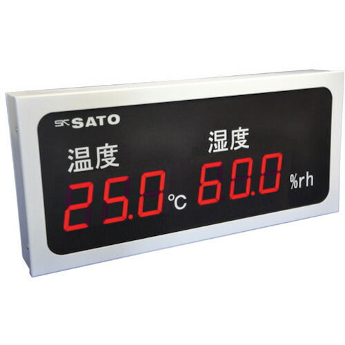 【送料・納期都度見積】 佐藤 温湿度表示器 SK-M460-TRH (8091-50) SK-M460-TRH
