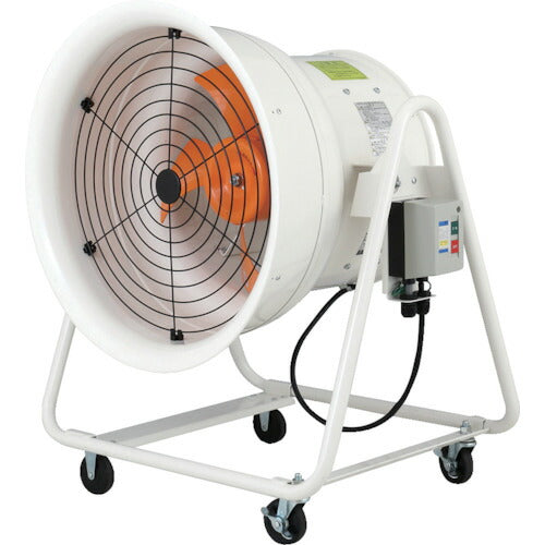 Suiden 送風機 こでかファン ハネ径400mm 低騒音タイプ 三相200V 角度調節可能 4輪キャスター付 SJF-404A