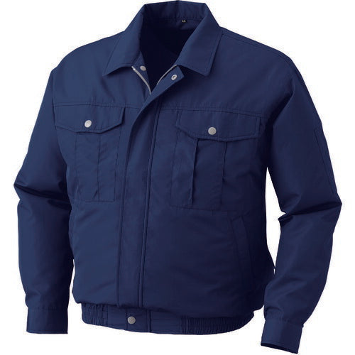 空調服 ポリエステル製ワーク空調服 ウェアのみ ネイビー 3L KU90540-C03-S5
