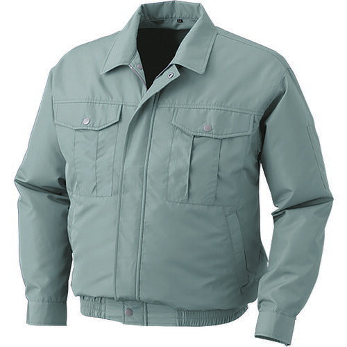 空調服 ポリエステル製ワーク空調服 ウェアのみ モスグリーン L KU90540-C07-S3