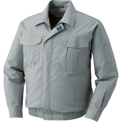 空調服 冷却上着 綿薄手ワーク空調服 KU90550 ウエアのみ モスグリーン 3L KU90550-C17-S5