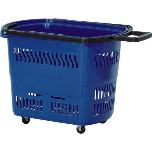 【取寄品】 TRUSCO ショッピングトロリー 45L 青 TST-45-B 【送料都度見積】