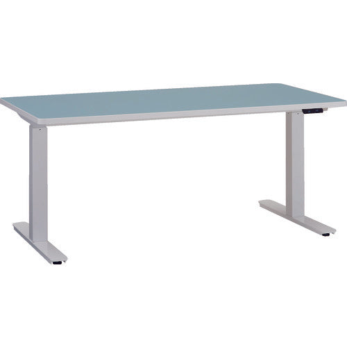 【取寄品】 TRUSCO リノリューム天板 電動昇降式ワークデスク 1500×750×640~1290 RMB-1575 【送料都度見積】