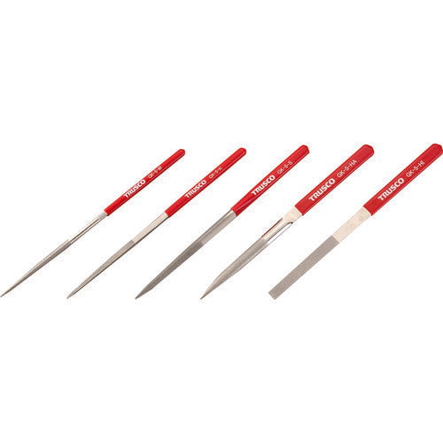 TRUSCO ダイヤモンドヤスリ 鉄工用#140 5本セット 全長215mm(5本組サイズ) GK-5-SET
