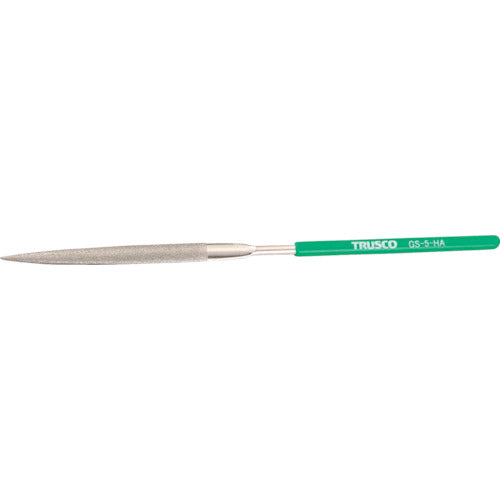 TRUSCO ダイヤモンドヤスリ 精密用#170 半丸 1本入 全長200mm(5本組サイズ) GS-5-HA