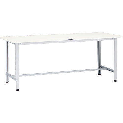 TRUSCO 軽荷重作業台(200kg)AO型 1800X750XH740 基本タイプ ホワイト色 AO-1875