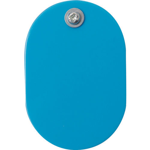 【取寄品】 TRUSCO クリップ付小判札 大 無地 60X40mm 5枚入 空色 THFLC-LB 【送料都度見積】