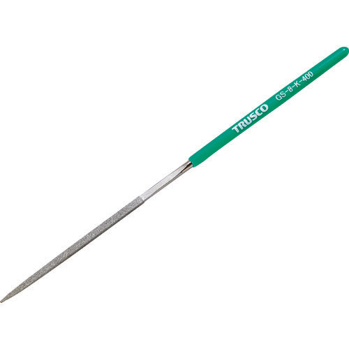TRUSCO ダイヤモンドヤスリ 精密用#400 角 1本入 全長180mm(8本組サイズ) GS-8-K-400