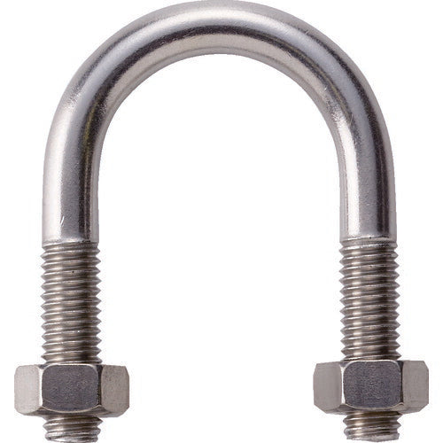 TRUSCO SGP用Uボルト SUS304 呼び径20A ねじ径M8 TSGP-BTM8-20A-S