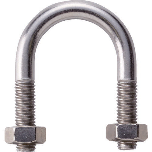 TRUSCO SGP用Uボルト SUS304 呼び径25A ねじ径M10 TSGP-BTM10-25A-S