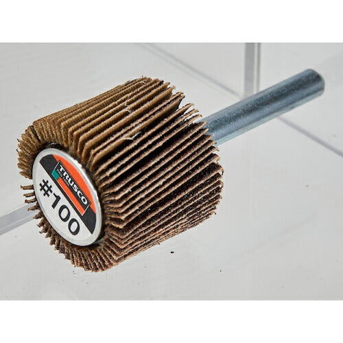 【取寄品】 TRUSCO ミラクルフラップホイール 外径30X厚25X軸6 5個入 #150 150# MR3025150 【送料都度見積】