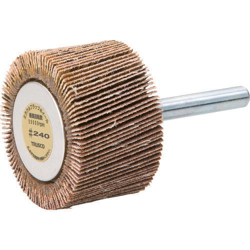 【取寄品】 TRUSCO ミラクルフラップホイール 外径40X厚25X軸6 5個入 #240 240# MR4025240 【送料都度見積】