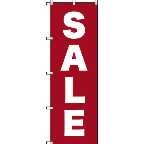 【取寄品】 TRUSCO のぼり 1800X600 SALE 赤白 TNB-1S67006 【送料都度見積】