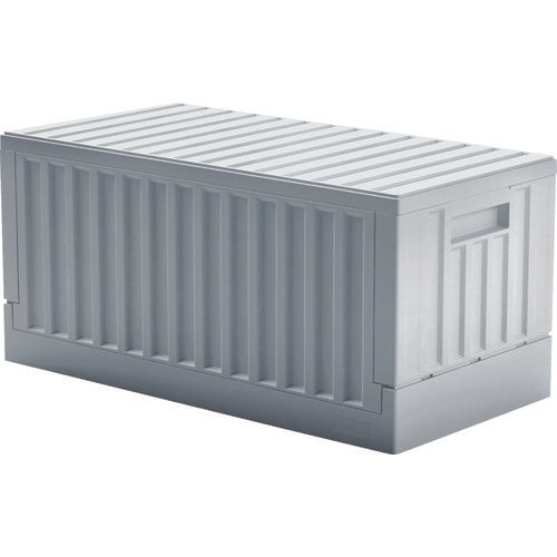 【取寄品】 TRUSCO フタ付折りたたみコンテナー 45L ホワイト TCT45-W 【送料都度見積】