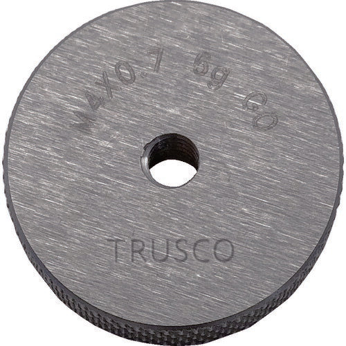 TRUSCO ねじ用リングゲージ 通り 6g M5×0.8 TRGO6G-M5X0.8