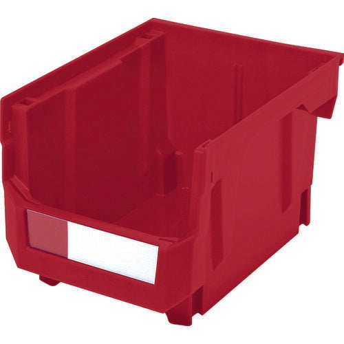 【取寄品】 TRUSCO スタッキングコンテナ 0.6L レッド TSC210R 【送料都度見積】