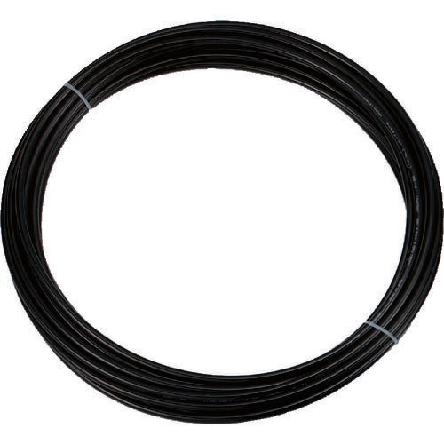 TRUSCO ポリウレタンチューブ 12X8.0mm 10m巻 黒 TEN-12-10-BK