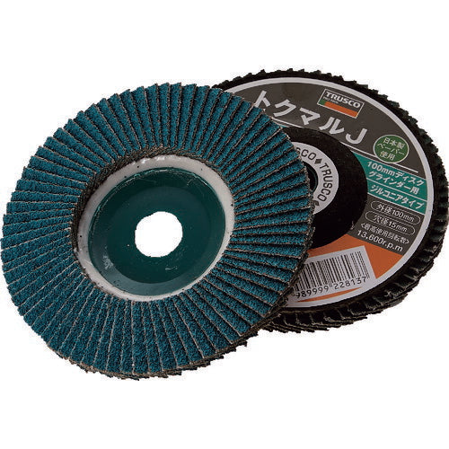 TRUSCO トクマルJ ジルコニア Φ100 (10枚入) 60# GP-100TMJZ(60)