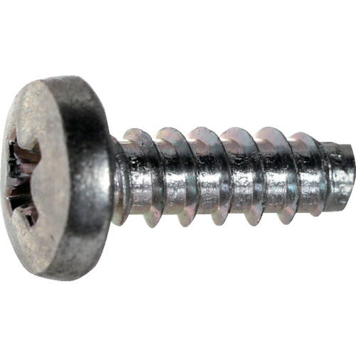 【取寄品】 TRUSCO バインド頭タッピングねじ 2種B0 三価白 M4×10 450本入り ヘキサゴンパック S035-0410 【送料都度見積】