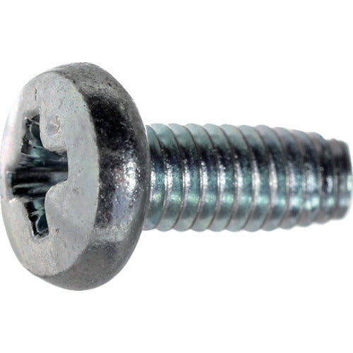 【取寄品】 TRUSCO バインド頭低トルクねじ 三価白 Sタイプ M4×12 400本入 ヘキサゴンパック S050-0412 【送料都度見積】