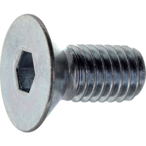 【取寄品】 TRUSCO 六角穴付皿ボルト ユニクロ 全ネジ M5×15 190本入 ヘキサゴンパック S070-0515 【送料都度見積】