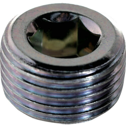 【取寄品】 TRUSCO テーパープラグ 沈み 三価白PT1/8 180本入 ヘキサゴンパック S075-0108 【送料都度見積】