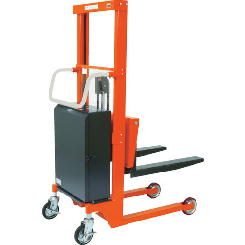 【取寄品】 TRUSCO コゾウリフター フォーク式 H115-1535 電動昇降式 BEN-D600-15B 【送料都度見積】