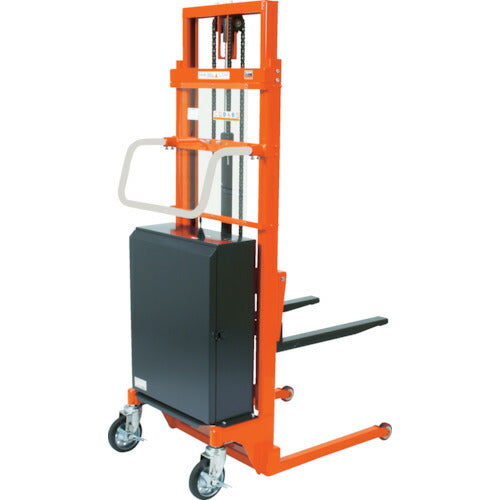 【取寄品】 TRUSCO コゾウリフター フォーク式 H71-2800 電動昇降式 BEN-D200W-28ST 【送料都度見積】