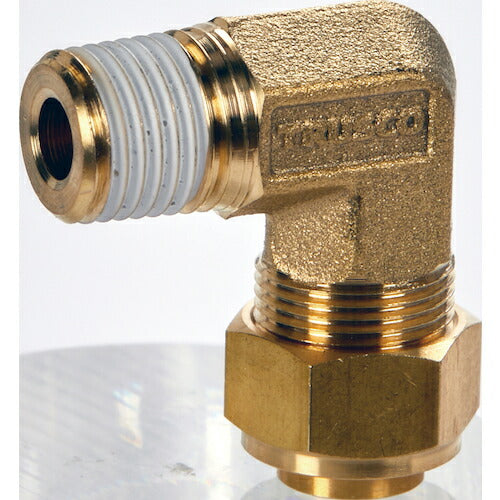 TRUSCO クイックシール継手 エルボ φ4X2 呼びR1/8 TS-4X2-01LM