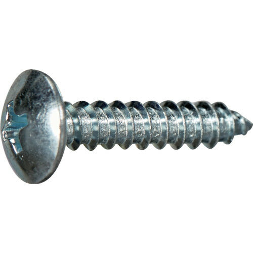TRUSCO トラス頭タッピングねじ 1種A ユニクロ M5×10 10本入 少量パック Y837-0510