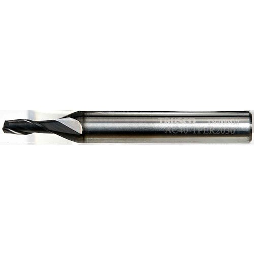 TRUSCO 超硬スクエアエンドミル(2枚刃・2.5D・シャープコーナー)2.0 AC40-TPER2020