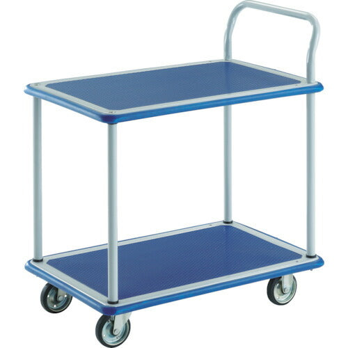 【取寄品】 TRUSCO プレス製台車 ドンキーカート 2段式片袖1225×775 504N 【送料都度見積】