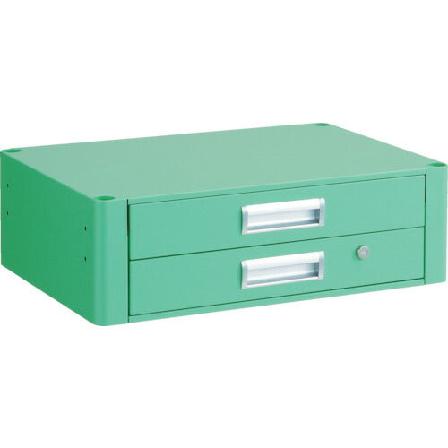 【取寄品】 TRUSCO ツールワゴン ファルコンワゴン 2段引出 750X500 ホワイト FAW-75X-W 【送料都度見積】